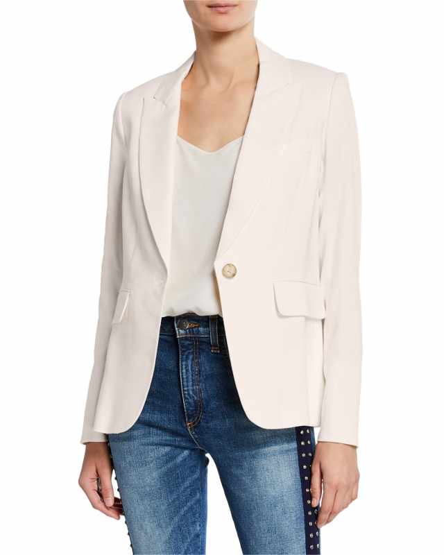 One-Button Cutaway Jacket